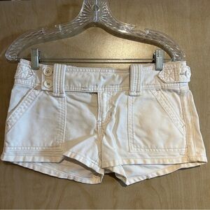 Abercrombie & Fitch Women's White Jean Shorts